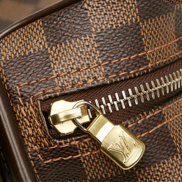 ルイ ヴィトン ダミエ オラフPM 斜め掛け ショルダーバッグ N41442 ブラウン PVC レザー レディース LOUIS VUITTON 【中古】