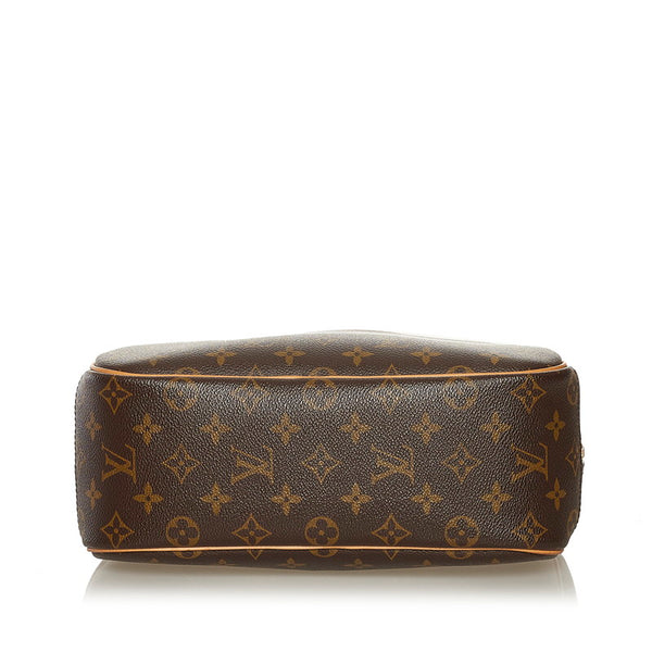ルイ ヴィトン モノグラム トゥルーヴィル ハンドバッグ M42228 ブラウン PVC レザー レディース LOUIS VUITTON 【中古】