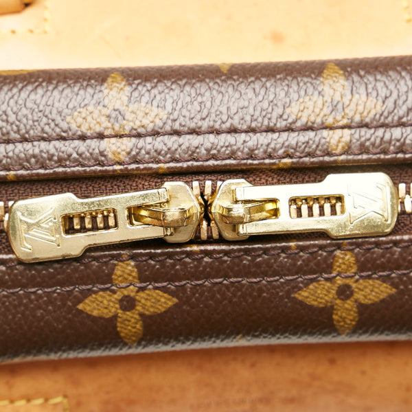 ルイ ヴィトン モノグラム トゥルーヴィル ハンドバッグ M42228 ブラウン PVC レザー レディース LOUIS VUITTON 【中古】