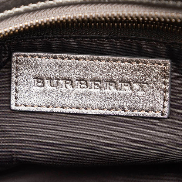 バーバリー ショルダーバッグ CNOINCHOOIN カーキ キャンバス レザー レディース BURBERRY 【中古】