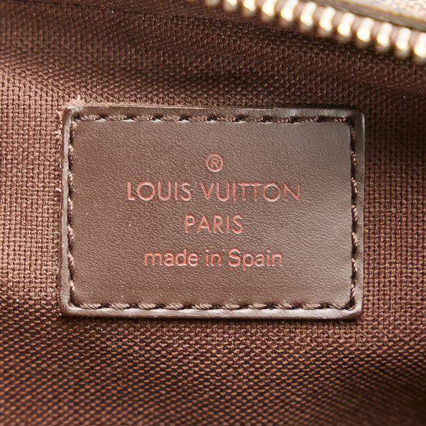 ルイ ヴィトン ダミエ ジェロニモス ボディバッグ ウエストバッグ N51994 ブラウン PVC レザー メンズ LOUIS VUITTON 【中古】