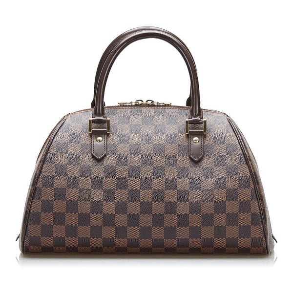 ルイ ヴィトン ダミエ リベラMM ハンドバッグ N41434 ブラウン PVC レザー レディース LOUIS VUITTON 【中古】
