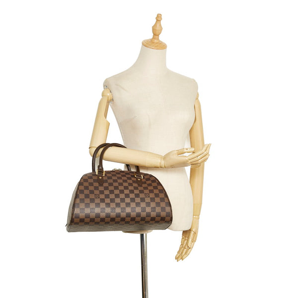 ルイ ヴィトン ダミエ リベラMM ハンドバッグ N41434 ブラウン PVC レザー レディース LOUIS VUITTON 【中古】