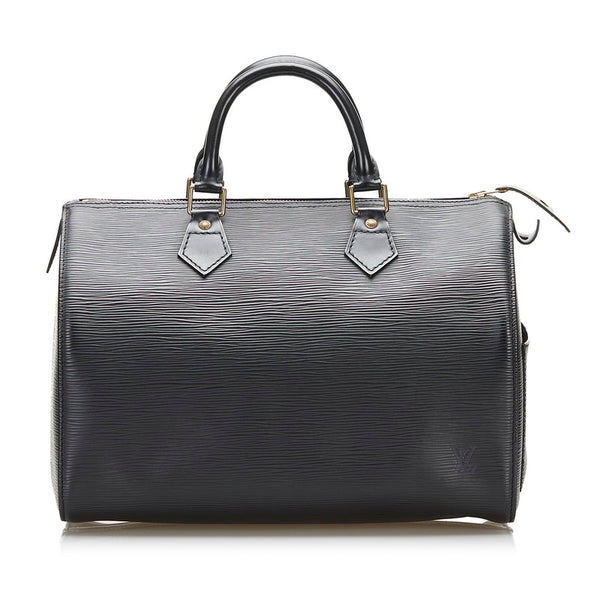 ルイ ヴィトン エピ スピーディ30 ハンドバッグ ミニボストンバッグ M59022 ノワール ブラック レザー レディース LOUIS VUITTON 【中古】