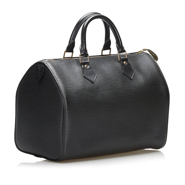 ルイ ヴィトン エピ スピーディ30 ハンドバッグ ミニボストンバッグ M59022 ノワール ブラック レザー レディース LOUIS VUITTON 【中古】