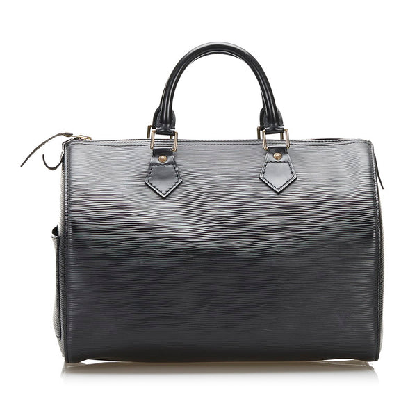 ルイ ヴィトン エピ スピーディ30 ハンドバッグ ミニボストンバッグ M59022 ノワール ブラック レザー レディース LOUIS VUITTON 【中古】