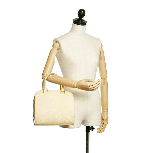 ルイ ヴィトン エピ ポンヌフ ハンドバッグ M5205A アイボリー レザー レディース LOUIS VUITTON 【中古】