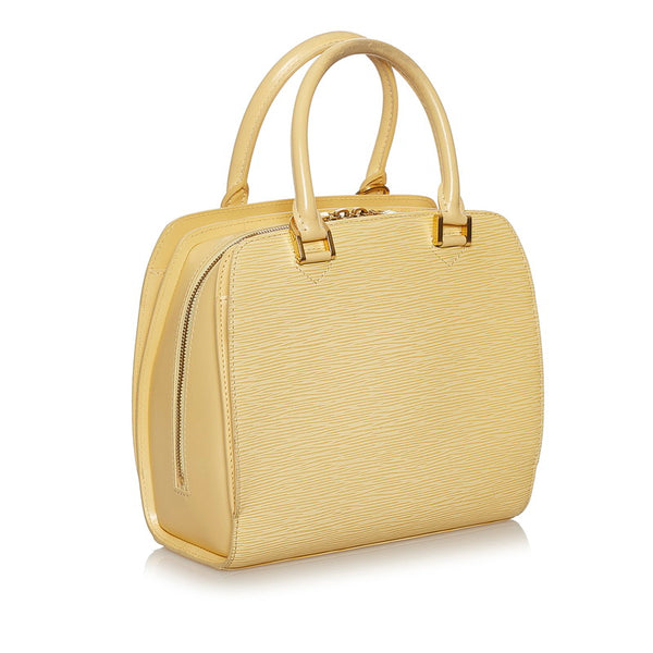ルイ ヴィトン エピ ポンヌフ ハンドバッグ M5205A アイボリー レザー レディース LOUIS VUITTON 【中古】
