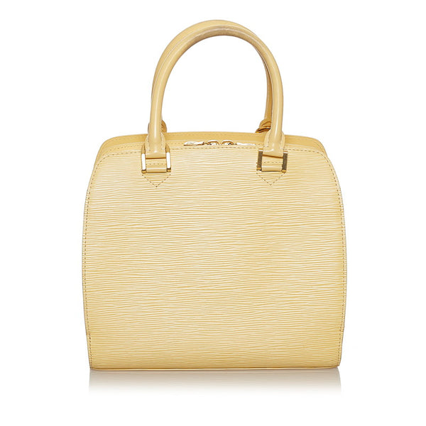 ルイ ヴィトン エピ ポンヌフ ハンドバッグ M5205A アイボリー レザー レディース LOUIS VUITTON 【中古】