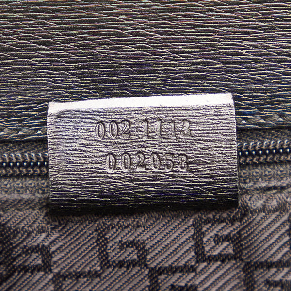 グッチ ハンドバッグ 002 1113 ブラック キャンバス レザー レディース GUCCI 【中古】