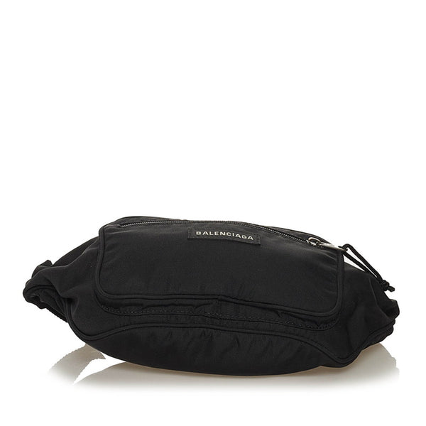 バレンシアガ エクスプローラー ベルトバッグ ボディバッグ ウエストバッグ 482389 ブラック ナイロン メンズ BALENCIAGA 【中古】