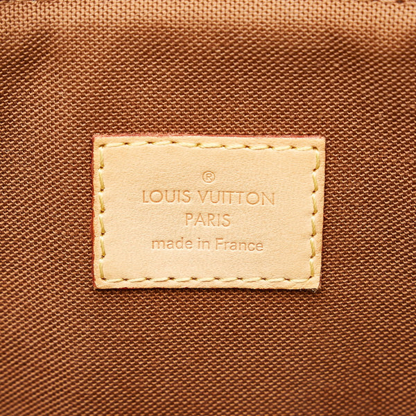 ルイ ヴィトン モノグラム ティボリGM M40144 ブラウン PVC レザー ハンドバッグ レディース LOUIS VUITTON 【中古】