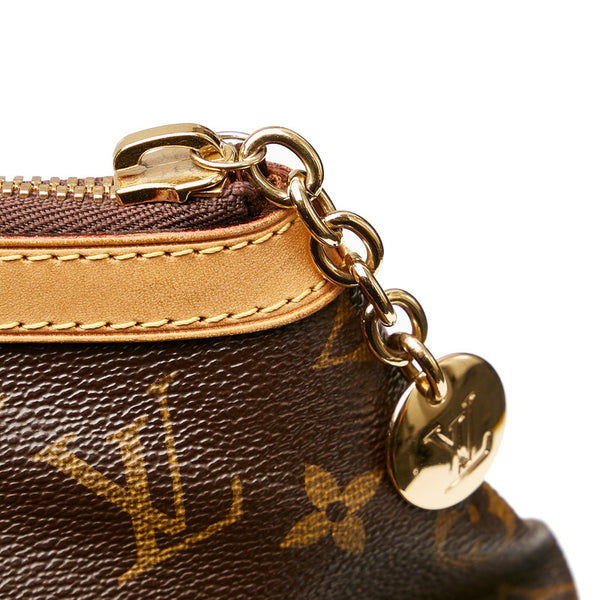 ルイ ヴィトン モノグラム ティボリGM M40144 ブラウン PVC レザー ハンドバッグ レディース LOUIS VUITTON 【中古】