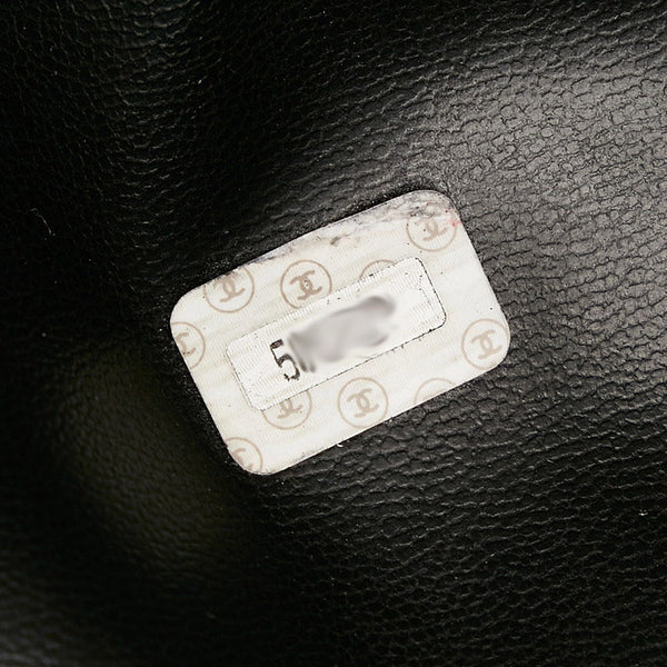 シャネル ココマーク チェーン トートバッグ ショルダーバッグ ブラック キャビアスキン レディース CHANEL 【中古】