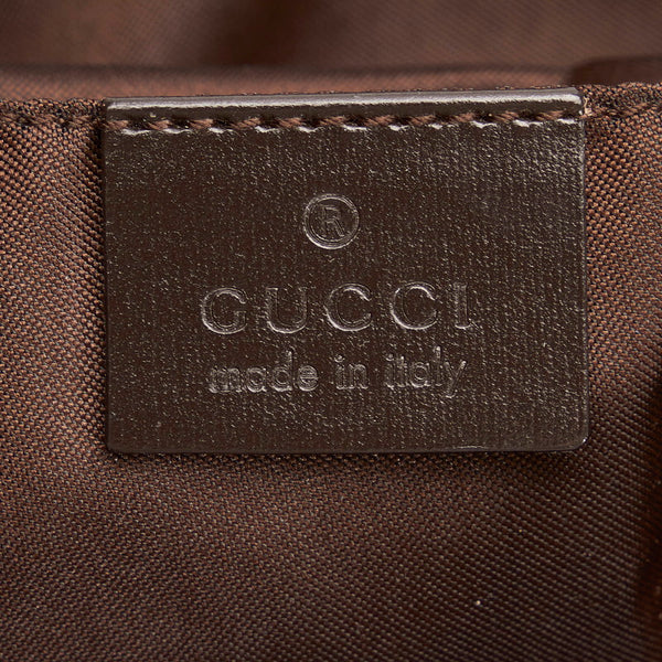 グッチ GG ワンショルダーバッグ ブラウン スウェード レザー レディース GUCCI 【中古】