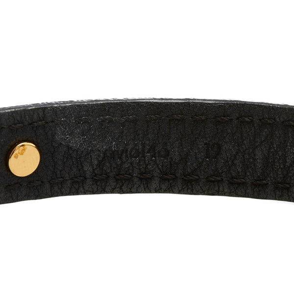 ルイ ヴィトン ブラスレ エッセンシャルV ブレスレット M6146 ノワール ブラック パテントレザー レディース LOUIS VUITTON 【中古】