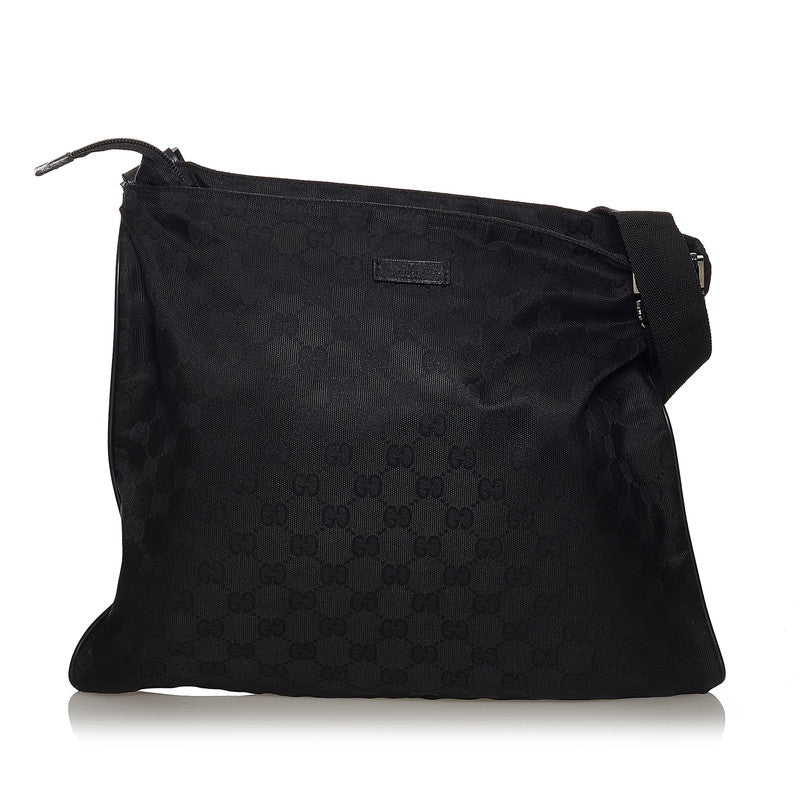 グッチ GGナイロン 斜め掛け ショルダーバッグ 132999 ブラック ナイロン レディース GUCCI 【中古】