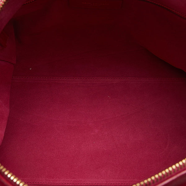 サンローラン ベイビーダッフル ハンドバッグ ショルダーバッグ 2WAY ピンク レザー レディース SAINT LAURENT 【中古】