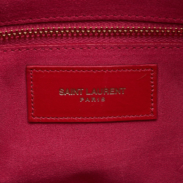 サンローラン ベイビーダッフル ハンドバッグ ショルダーバッグ 2WAY ピンク レザー レディース SAINT LAURENT 【中古】