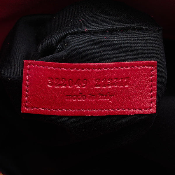 サンローラン ベイビーダッフル ハンドバッグ ショルダーバッグ 2WAY ピンク レザー レディース SAINT LAURENT 【中古】