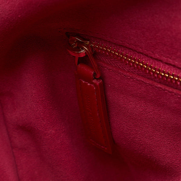 サンローラン ベイビーダッフル ハンドバッグ ショルダーバッグ 2WAY ピンク レザー レディース SAINT LAURENT 【中古】