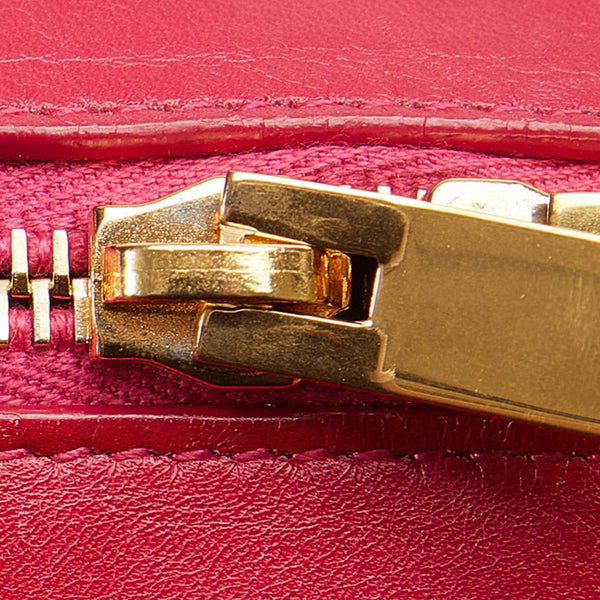 サンローラン ベイビーダッフル ハンドバッグ ショルダーバッグ 2WAY ピンク レザー レディース SAINT LAURENT 【中古】