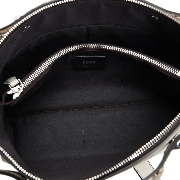 フェンディ バイザウェイ ミディアム ハンドバッグ ショルダーバッグ 2WAY 8BL124 80L アイボリー ホワイト レザー パイソン レディース FENDI 【中古】