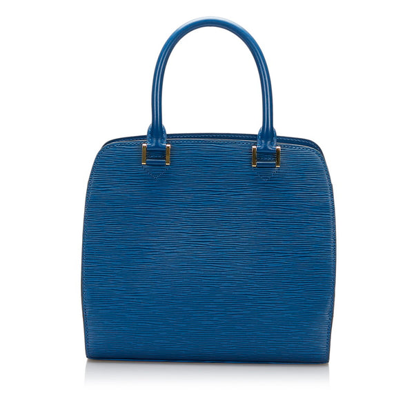 ルイ ヴィトン エピ ポンヌフ ハンドバッグ M52055 トレドブルー レザー レディース LOUIS VUITTON 【中古】