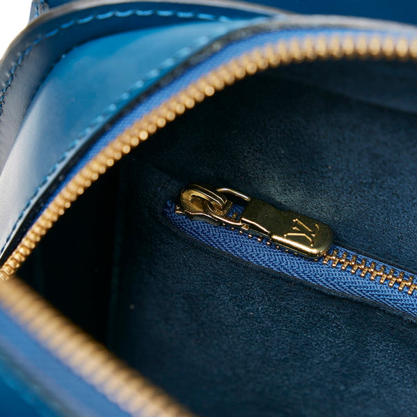 ルイ ヴィトン エピ ポンヌフ ハンドバッグ M52055 トレドブルー レザー レディース LOUIS VUITTON 【中古】