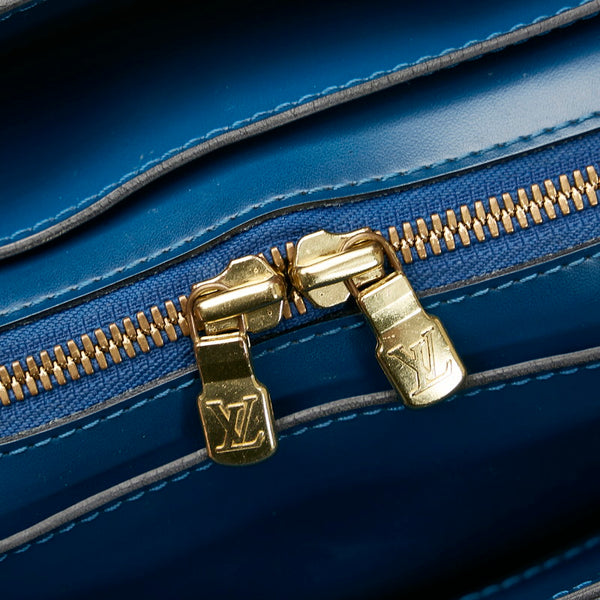 ルイ ヴィトン エピ ポンヌフ ハンドバッグ M52055 トレドブルー レザー レディース LOUIS VUITTON 【中古】