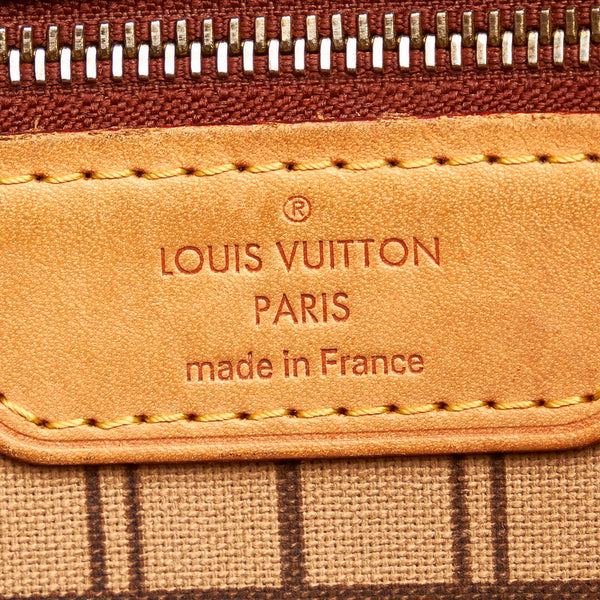 ルイ ヴィトン モノグラム ネヴァーフル PM トートバッグ M40155 ブラウン PVC レザー レディース LOUIS VUITTON 【中古】