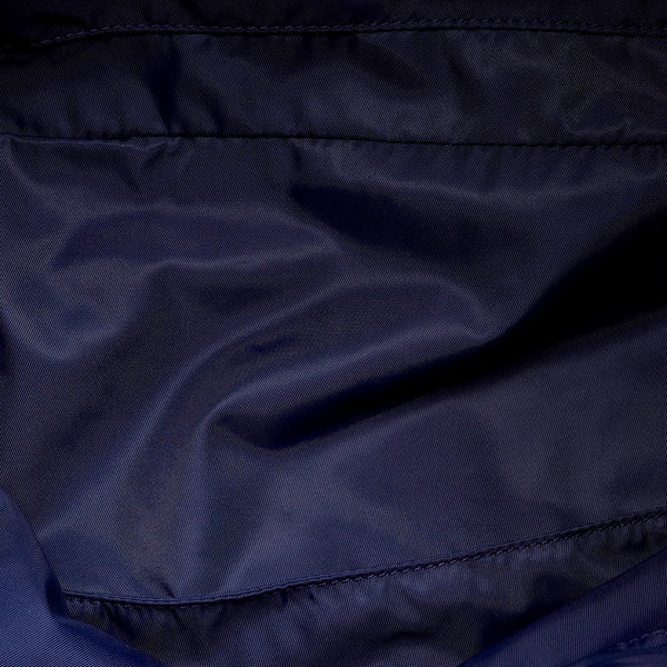 グッチ GGナイロン リュック・デイパック 510343 ブルー ナイロン レザー レディース GUCCI 【中古】