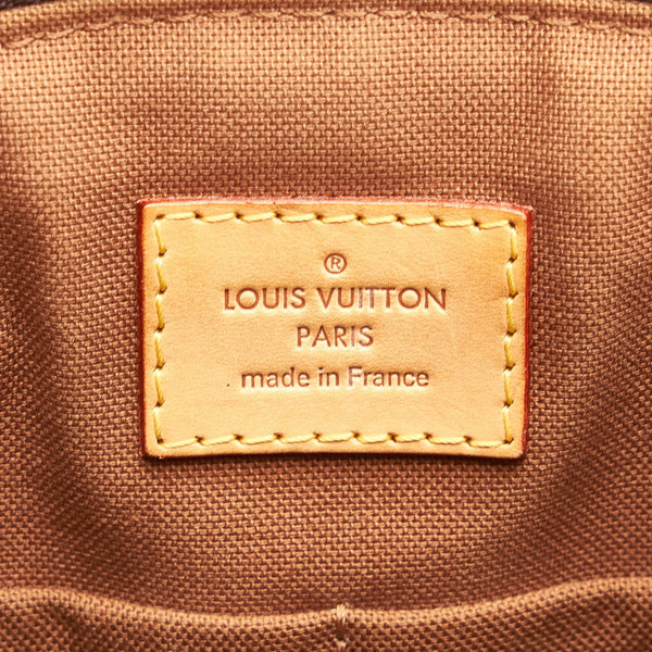 ルイ ヴィトン モノグラム ティヴォリPM ハンドバッグ M40143 ブラウン PVC レザー レディース LOUIS VUITTON 【中古】