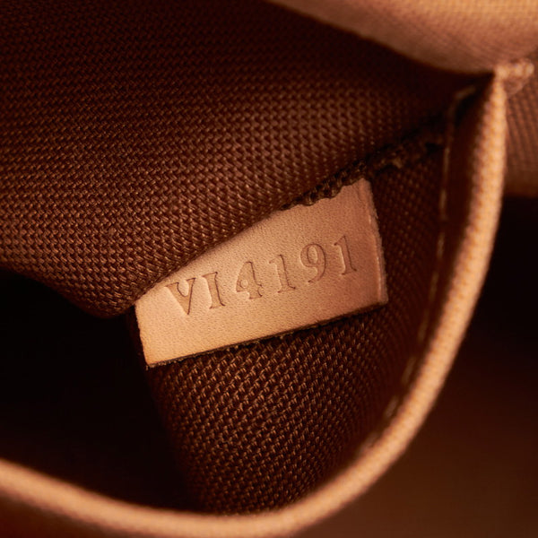 ルイ ヴィトン モノグラム ティヴォリPM ハンドバッグ M40143 ブラウン PVC レザー レディース LOUIS VUITTON 【中古】