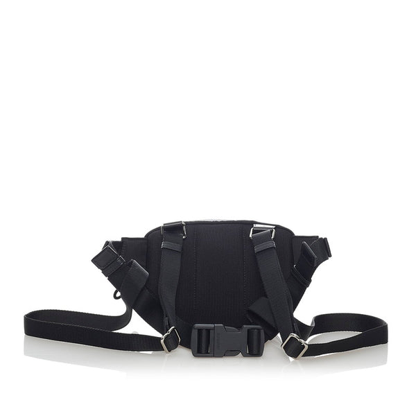 バーバリー ボディ ウエスト チェストバッグ ブラック ナイロン メンズ BURBERRY 【中古】
