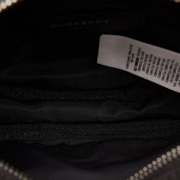 バーバリー ボディ ウエスト チェストバッグ ブラック ナイロン メンズ BURBERRY 【中古】