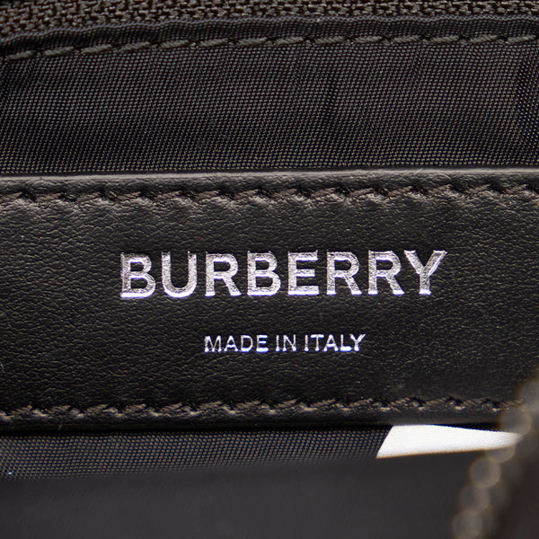 バーバリー ボディ ウエスト チェストバッグ ブラック ナイロン メンズ BURBERRY 【中古】