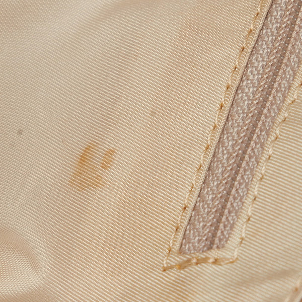 シャネル ニュートラベルライン ハンドバッグ トートバッグ ベージュ ナイロン レザー レディース CHANEL 【中古】