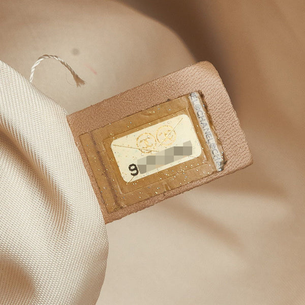 シャネル ニュートラベルライン ハンドバッグ トートバッグ ベージュ ナイロン レザー レディース CHANEL 【中古】