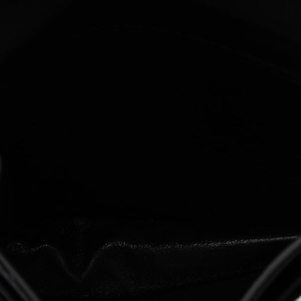 サンローラン クロコ型押し サック ド ジュール カードケース 名刺入れ 507604 ブラック レザー メンズ SAINT LAURENT 【中古】