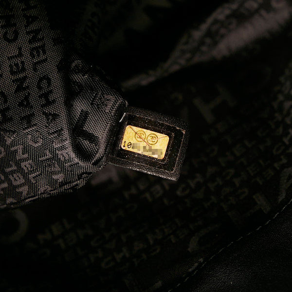 シャネル マトラッセ チェーン ショルダーバッグ ブラック レザー レディース CHANEL 【中古】
