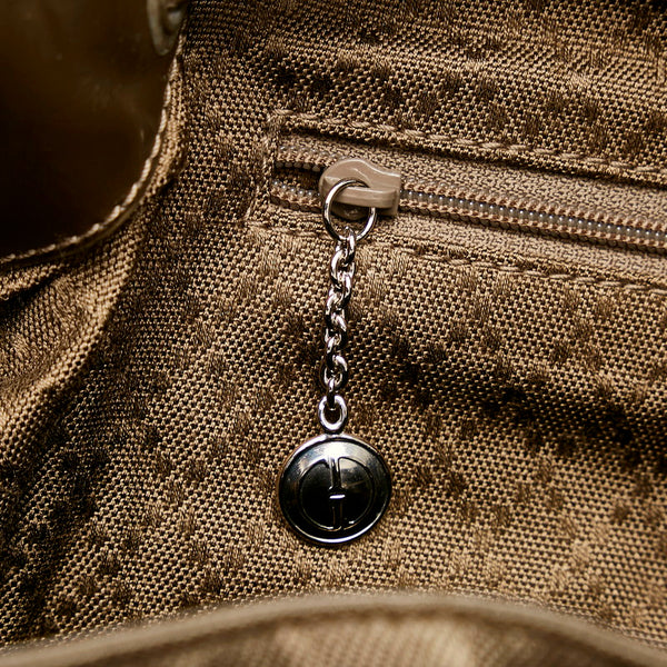 グッチ バンブー リュック・デイパック 003 0016 カーキ エナメル ナイロン レディース GUCCI 【中古】