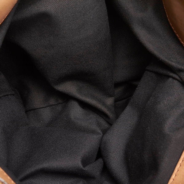 バーバリー ノバチェック ハンドバッグ ショルダーバッグ 2WAY ベージュ キャンバス レザー レディース BURBERRY 【中古】