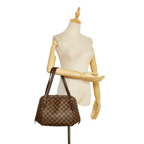 ルイ ヴィトン ダミエ エベヌ ベレムMM ショルダーバッグ N51174 エベヌ ブラウン PVC レザー レディース LOUIS VUITTON 【中古】