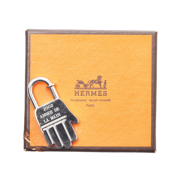 エルメス ハンド カデナ シルバー メタル レディース HERMES 【中古】