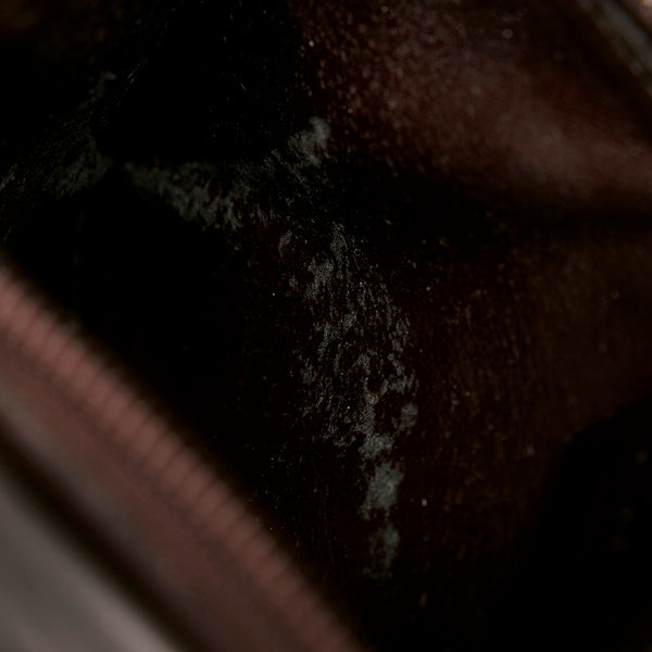 グッチ バンブー ワンショルダーバッグ 001 1883 ブラウン ビニール レザー レディース GUCCI 【中古】