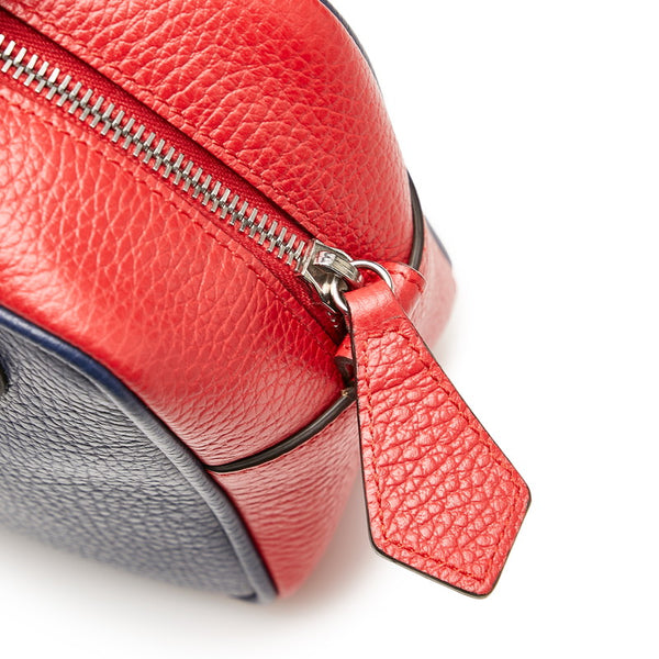 グッチ チルドレンズ ハンドバッグ 457230 ネイビー レッド レザー レディース GUCCI 【中古】