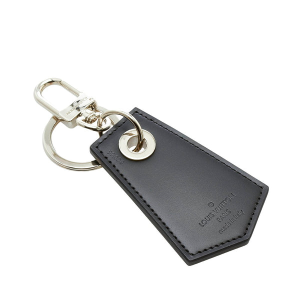 ルイ ヴィトン ダミエ グラフィット アンシャッペ キーホルダー キーリング バッグチャーム M67916 ブラック PVC メンズ LOUIS VUITTON 【中古】