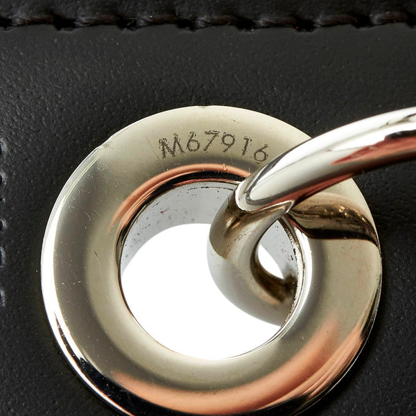 ルイ ヴィトン ダミエ グラフィット アンシャッペ キーホルダー キーリング バッグチャーム M67916 ブラック PVC メンズ LOUIS VUITTON 【中古】