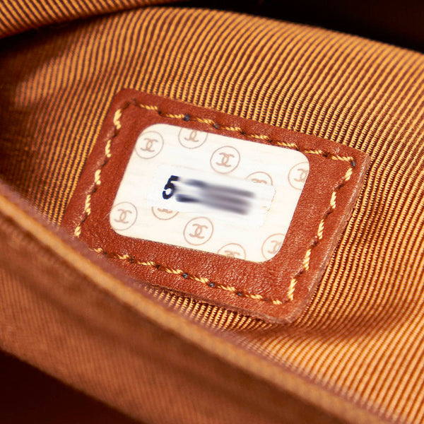 シャネル ココマーク チェーン ショルダーバッグ  ブラウン キャビアスキン レディース CHANEL 【中古】